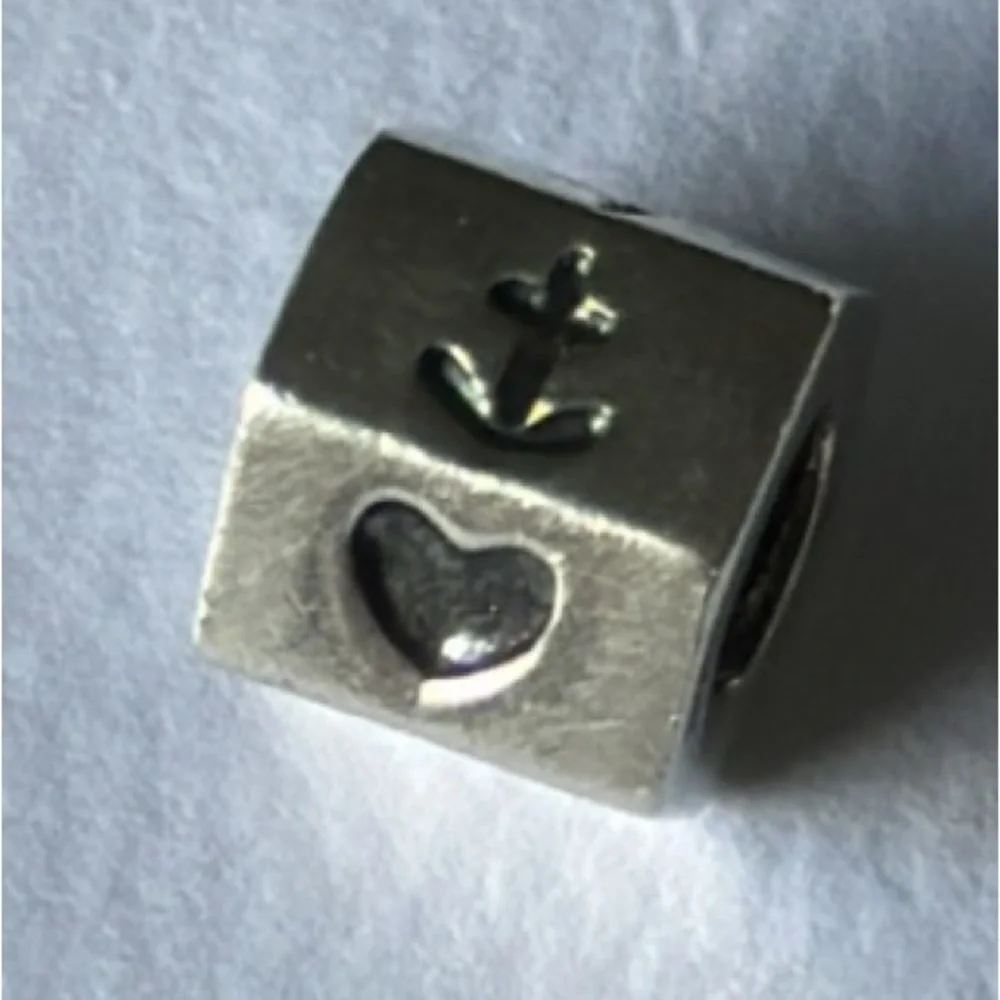 Pandora Heart & Anchor charm 925 Silver